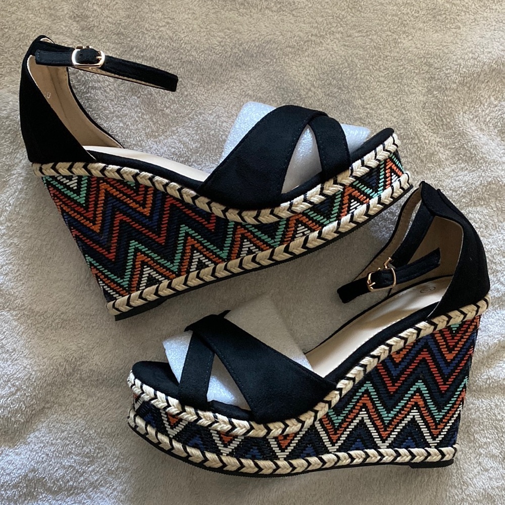 Cute colorful wedges